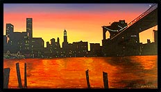 New York Skyline | Brian Jones - Landscape and Still Life Artist based in Mid Wales