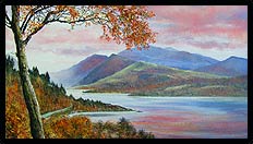 Autumn Light, Llyn Padarn | Brian Jones - Landscape and Still Life Artist based in Mid Wales