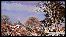 Severn Green A Winter View | Brian Jones - Landscape and Still Life Artist based in Mid Wales